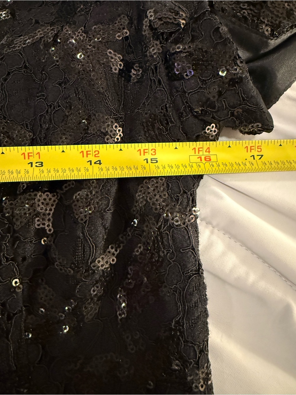 NWT Brooks Brothers Stunning Black Laced Sequined Cocktail Dress Size 4 - Picture 6 of 8